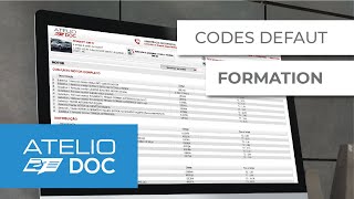 Les codes défaut sur Atelio Doc, votre solution de méthodes et données techniques automobile