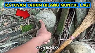 kejadian viral❗awalnya dikira batu biasa ternyata arca keramat peninggalan leluhur