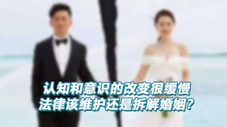 婚姻与不婚，你怎么说？|  认知和意识的改变很缓慢，法律该维护还是拆解婚姻？