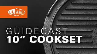 Guidecast 10” Cast Iron Cookset | Lightweight, Modular, and Eco-Friendly Outdoor Cooking Gear