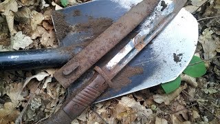 Коп по войне. ШТЫКИ в ассортименте. | World War II Metal Detecting. German relics. WW2. 2017.