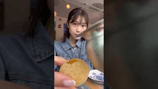 Korean girl fall in love with PANI PURI 🇮🇳! #indiastreetfood #shorts