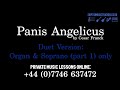 Panis Angelicus (Franck) - Duet - Organ & Sop part only, incl. sheet music.