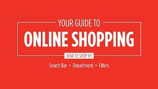 Online Shopping Tutorial: Search Tips