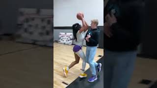 WNBA Player Gives My Trainer BUCKETS!