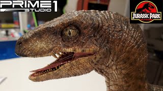 Prime 1 Studios 1\\6 Velociraptor Jurassic Park Statue