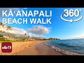 VR 360° - Walking Kaanapali Beach in Maui Hawaii