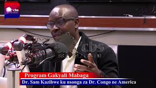 Dr. Sam Kazibwe anyonyodde enkola ya Trump mu kisanja kino wamu ne olutalo lwa DR.Congo ne M23