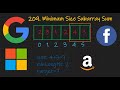 Minimum Size Subarray Sum - Sliding Window - Leetcode 209 - Python and Java