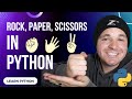 Programming Rock, Paper, Scissors in Python (Basics of Python)