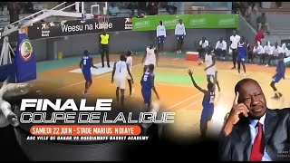 🔴[TROPHÉE ELHADJI NDIAYE] FINALE COUPE DE LA LIGUE: ASC VILLE DE DAKAR🆚GUEDIAWAYE BASKET ACADEMY