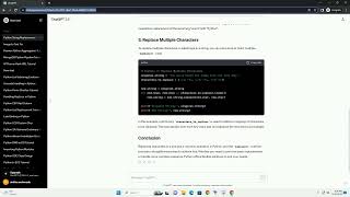 Replacing characters in a string and returning in python