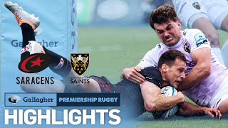 Saracens v Northampton Saints - HIGHLIGHTS | Super Semi-Final! | Gallagher Premiership Rugby
