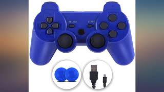 PS3 Controller, Wireless PS3 Controller Double Shock Gamepad for Playstation 3, Sixaxis Co