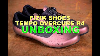 FIZIK SHOES TEMPO OVERCURE R4 IRIDISCENT WIDE COPPER BLACK (UNBOXING)