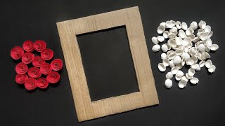 Unique Photo Frame Making Idea with Oysters | Jhinuk Craft | Photo Frame Craft