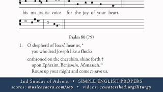 INTROIT • 2nd Sunday of Advent • SIMPLE ENGLISH PROPERS