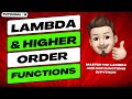🐍Master LAMBDA FUNCTION and HIGHER ORDER FUNCTION in Python🐍