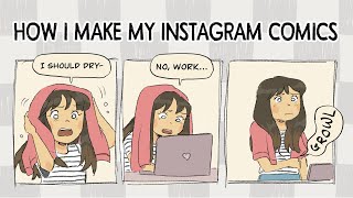 How I Make Comics for Instagram on Procreate 🖋 DRAW WITH ME