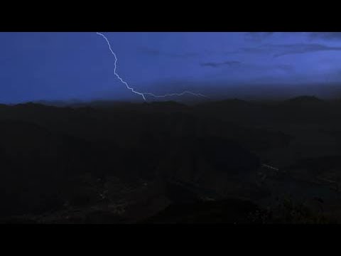 Rain Sounds Real Thunder Lightning And Thunderstorm Youtube