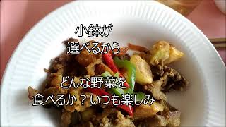 【ランチ一人暮らし】野菜食べたいモロヘイヤ栄養小鉢に新メニュー