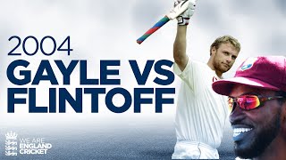 Gayle vs Flintoff | Huge Hitting From Two Great Entertainers | England v West Indies 2004