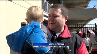 Security tight at spring football game