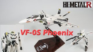 【マクロス玩具レビュー】バンダイ HI-METAL R  VF-0S フェニックス（ロイ・フォッカー機）／ 　VF-0S Phoenix (Roy Focker custom）