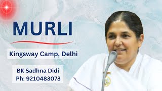 Live Murli | 18 Feb 2025 | BK Sadhna | Kingsway Camp, Delhi