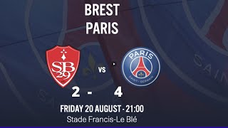 PSG vs Brest Review