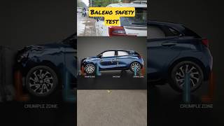 Baleno safety test // #youtubeshorts #car #shorts #carlover #marutisuzuki #baleno #safetytest