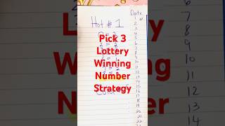 Pick 3 Lottery: Strategy for Picking Winning Lottery Numbers