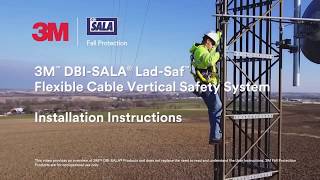 3M DBI SALA Lad-Saf Flexible Cable Vertical Safety System Installation Instructions