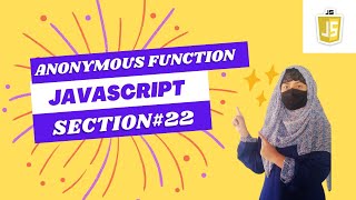 Anonymous Function | JavaScript Tutorial in Urdu [Part 22] 🔥 @NamalTechnicalOrg​