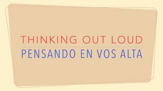 Ed Sheeran - Thinking Out Loud (English and Spanish lyrics)