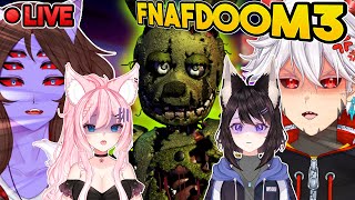 🔴LIVE! Jogando FNAF DOOM 3 com @Eeiris  @DanteWill @SissiKawaii