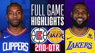 Los Angeles Lakers vs Los Angeles Clippers HIGHLIGHTS 2nd - QTR HD | 2024 NBA season | 2/28/2024