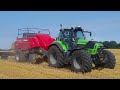 deutz fahr 7250 massey ferguson 2290 med pomi ballevogn