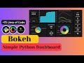 Interactive Python Dashboard using Bokeh 📊 | Bokeh Web App 📱 | Sunny Solanki