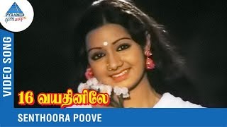 Senthoora Poove Full Video Song | 16 Vayathinile Movie Songs | Sridevi | Ilayaraja | S Janaki