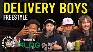 Delivery Boys Freestyle on 4 BEATS on The Bootleg Kev Podcast