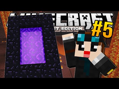 Minecraft Pocket Edition | POCKET NETHER!! | #5 Minecraft Pocket Edition | POCKET NETHER!! | #5