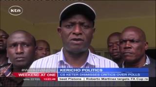 Energy CS Charles Keter vows to campaign for Jubilee candidate in Kericho senatorial seat