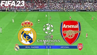 FIFA 23 | Real Madrid vs Arsenal ft Declan Rice - UCL UEFA Champions League - PS5 Gameplay