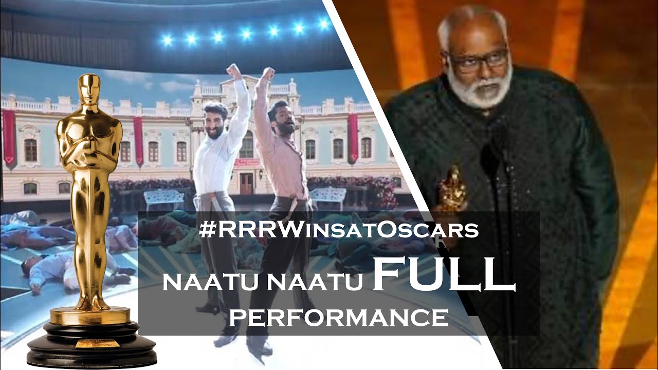 RRR's 'Naatu Naatu' Wins At The Oscars😍. Watch The LIVE Performance ...