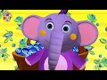 five cute fruits jumping on the bed nursery rhymes u0026 kids songs kent the elephant