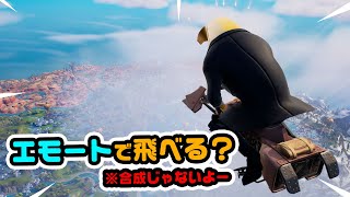 エモートで空を飛ぶ！その他オクタンやグラップルグライダー検証など チャプター3シーズン4新要素イロイロ検証動画 第772弾【フォートナイト / Fortnite】