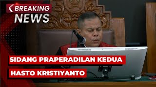 BREAKING NEWS - Hakim Tolak Praperadilan Kedua Hasto Kristiyanto