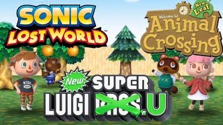 Nintendo News: Trailers - New Super Luigi U, AC: New Leaf, Sonic Lost World & New Wii U Battery