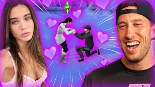 I Proposed To Lana Rhoades - Sims 4 Best Moments